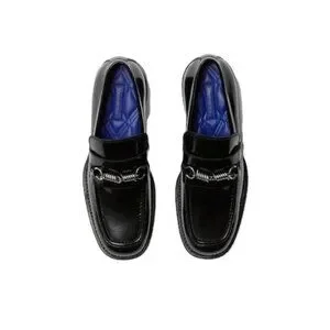 $990- Burberry 8080103 Men\'s Black Barbed Leather Casual Loafer Shoes - US 9.5 Burberry | Shoes | 99 Burberry 808003 Mens Black Barbed  main image 3
